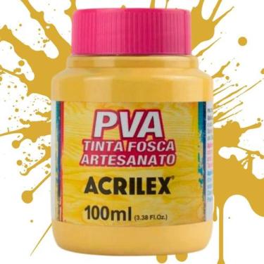 Imagem de Tinta PVA Fosca para Artesanato Acrilex Cores Quentes 100ml - 03210, C