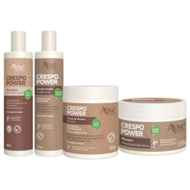 Imagem de Apice Kit Shampoo Cond Creme de Pentear e Másc Crespo Power