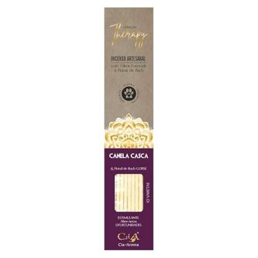 Imagem de Incenso Natural e Artesanal Vareta Therapy Canela Casca e Floral de Bach GORSE