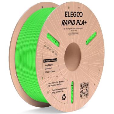 Imagem de Filamento para impressora 3D ELEGOO Rapid PLA Plus 1,75 mm verde 1 kg