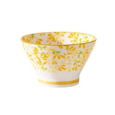 Imagem de Tigela de chapéu personalizada criativa de estilo japonês, primavera, verão, outono e inverno, tigela de macarrão de arroz de pernas altas de cerâmica doméstica - tigela de chapéu de 12,7 cm - outono