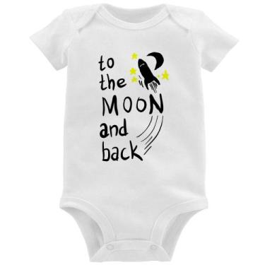 Imagem de Body Bebê To the moon and back - Foca na Moda, Branco, P