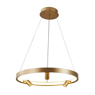 Imagem de Pendente Lilla Redondo Dourado 60cm Led 48W 3000K