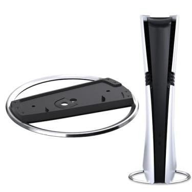 Imagem de Zaievo Suporte vertical PS5 Pro, suporte vertical para console PS5 Pro/PS5 Slim/PS5, suporte vertical preto com almofadas antiderrapantes, suporte de console para economia de espaço, acessórios PS5,