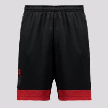 Imagem de Bermuda Flamengo Fluir Preta - Braziline, G