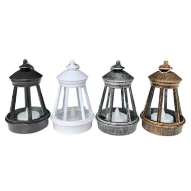 Imagem de 2 Luminária Vela LED Lamparina Decoração Luz Bateria (Branco)