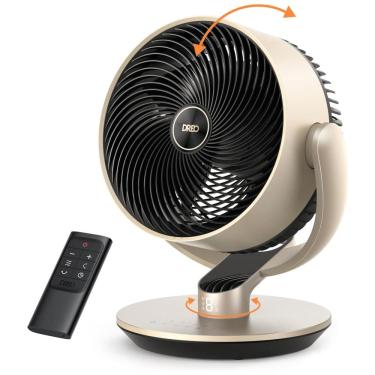 Imagem de Ventilador de Mesa 40 cm com Controle Remoto, 9 Velocidades, Oscilante Omnidirecional de 120°+90°, Controle de Voz, 110V 48W, Dreo CF714S,