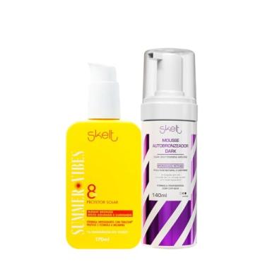 Imagem de Kit Skelt Summer Vibes Glow Dark Autobronzeador Protetor Solar (2 produtos)