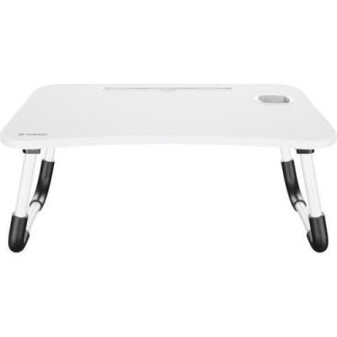 Imagem de Mesa Dobrável de Colo Para Notebook Fortrek Lapdesk Branca F002