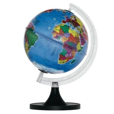 Imagem de Globo Terrestre Gênio Político - 21cm