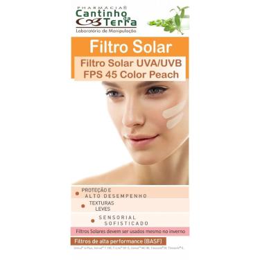 Imagem de Filtro Solar Color peach fps 45 uva/uvb com 60g
