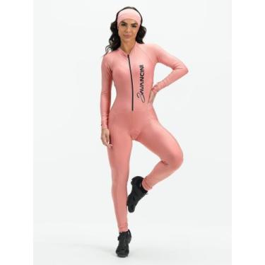 Imagem de Macacão De Ciclismo Feminino - Forro GEL - Mergê Moving Savancini (750