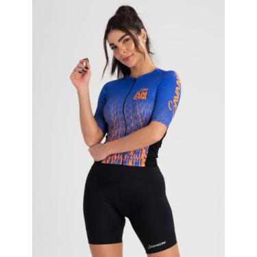 Imagem de Camisa Para Ciclismo Feminina Infinity Ocean Savancini (3306), GG