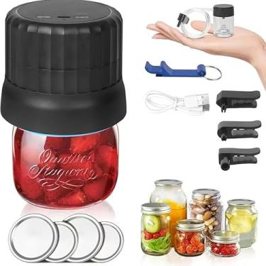 Imagem de Kit de selador a vácuo de frasco de vidro elétrico