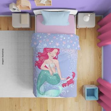 Imagem de Manta Soft Sereia Criança Menina 1,50mx2,20m - PRESENTE-BRINDE