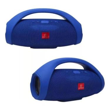 Imagem de Caixa De Som Grande 35cm Bluetooth Com Alça Portatil Black Potente 60w