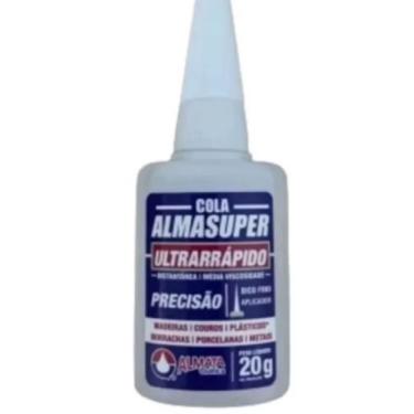 Imagem de Cola Almasuper Adesiva Ultrarrápida 20g 1 Unidade - Almata