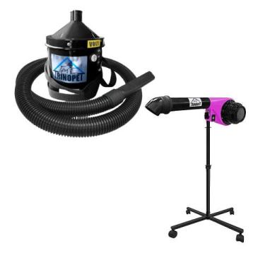 Imagem de Kit soprador next e secador hiper turbo trino pet profissional pet sho