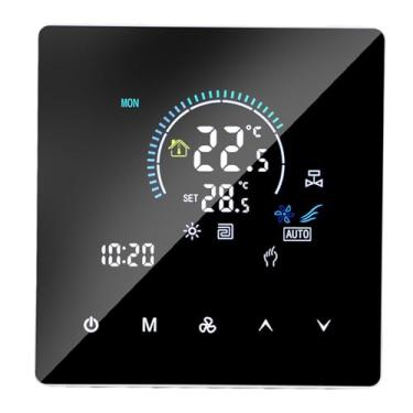 Imagem de Termostato, WiFi Smart Programmable Touchscreen Color Display, Adequado para Ar Condicionado Central, Aquecimento de água, Aquecimento do Piso, Controle de Voz, Compatível Com