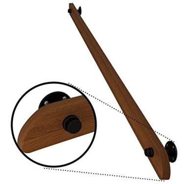 Imagem de MTYLX Corrimões, corrimão de segurança, corrimão de escada antiderrapante trilhos de parede interna de madeira maciça jardim de infância Villa alça de hospital idoso, 30 cm, 30 cm