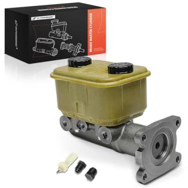 Imagem de A-Premium Cilindro mestre de freio com reservatório e sensor compatível com veículos Freightliner - FB65 2001, FC70/FC80/FL50/FL60/FL70/FL80/FLD120/FS65 1999-2001