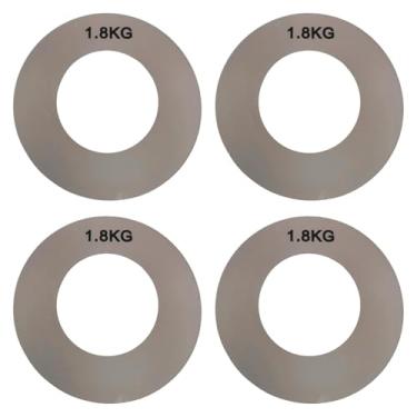 Imagem de Aymzbd 4pcs Barbells Lembretes Rótulos Acessórios de fitness Acessórios de fitness Acessórios para o identificador de peso para a academia interna de, 1.8