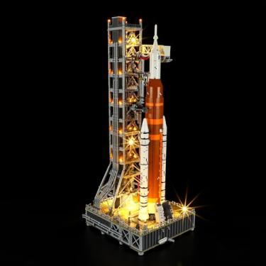 Imagem de BRIKSMAX Light Kit for Lego-10341 NASA Artemis Space Launch System- Compatible with Lego Icons Rocket Launch Tower Building Set- Not Include Lego Set