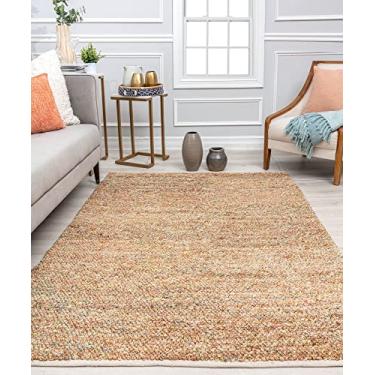 Imagem de Rugs America Confete Arco-íris DR10A sólido fazenda laranja sem queda sala de estar quarto jantar casa escritório tapete área tapete, 2'0x3'0 cm