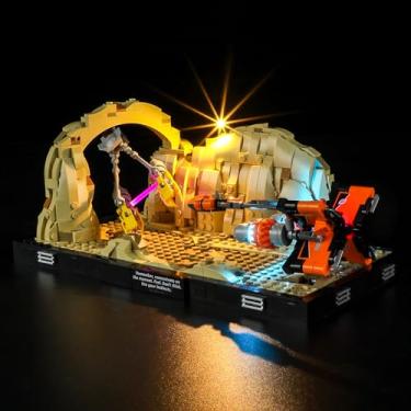 Imagem de BRIKSMAX Kit de iluminao LED para Lego 75380 Mos Espa Podrace Diorama - Compatvel com Lego Star Wars, 1 pea