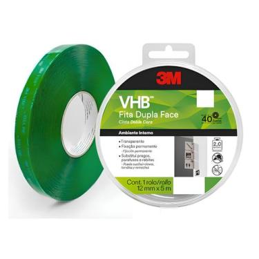 Imagem de Fita VHB Dupla-Face Transferível 12 mm x 5 m HB004522973 3M