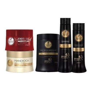Imagem de Haskell Kit Cavalo Másc Sh 500ml + Cond 300 + Kit Máscs 250g