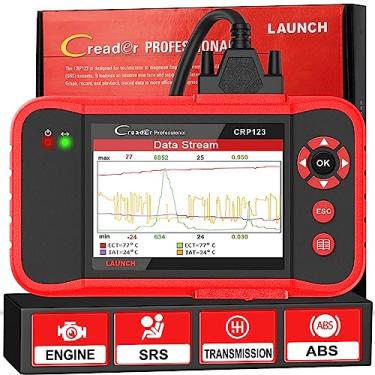 Imagem de LAUNCH CRP123 V2.0 Elite OBD2 Scanner, 2025 Novo Motor/ABS/SRS/Transmissão Carro Ferramenta de Diagnóstico com Reset de Óleo/Adaptação do acelerador/SAS Relearn, Verifique o leitor de código do