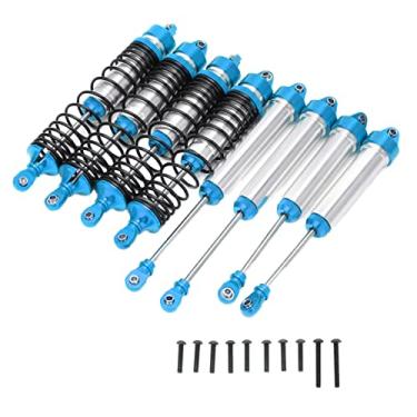 Imagem de 1/7 de Amortecedores RC Conjunto de Amortecedores, Amortecedores de Alumínio Dianteiro e Traseiro Amortecedores Damper Com Design Compacto para UDR (Azul)