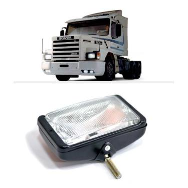 Imagem de Farol Auxiliar Neblina Scania 112 113 MercedesBenz H3 Farolete Nino - 