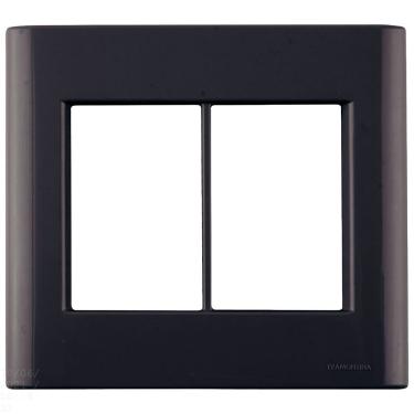 Imagem de Placa 6 Postos 4x4 Tramontina Giz Grafite Tramontina