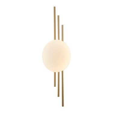 Imagem de Arandela Nordecor Cami Led Bivolt Dourado 3000k Luz Amarela