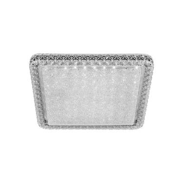 Imagem de Plafon Led Blumenau Shine Pontilhado De Sobrepor Com Ajuste De Cor 18w Bivolt Translúcido