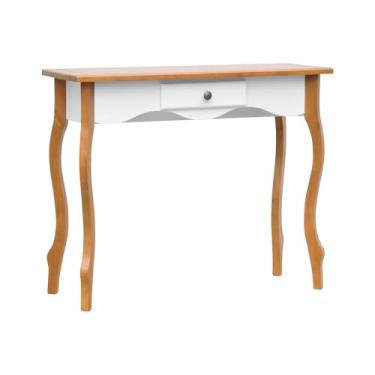 Imagem de Aparador/Escrivaninha Luís XV 1 Gaveta Amêndoa/Branco