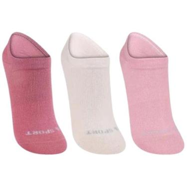 Imagem de Kit 3 Meias Feminina Soquete Algodão Estampada P/ Dia A Dia Conforto D