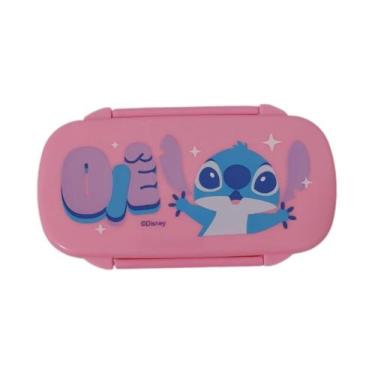 Imagem de Marmita Infantil Puket Média Stitch Azul Ceu