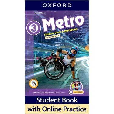 Imagem de Metro 3 - Student`s Book With Online Practice - Second Edition