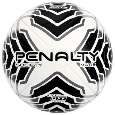 Imagem de Bola de Futebol Society Matis XXIV Penalty, Branco, Preto