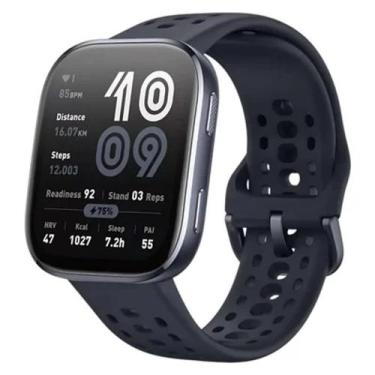 Imagem de Smartwatch Amaz Bip 6 Preto, Tela AmoLED 1,97", Monitor Cardíaco, Gps 