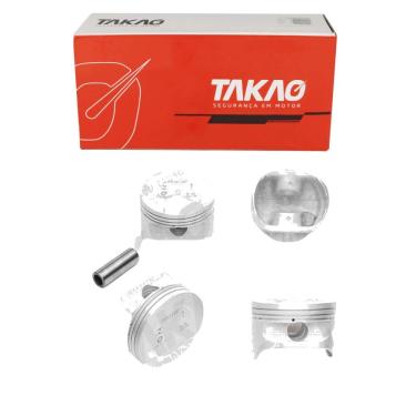Imagem de Pistão (Jg) Focus New 1.6 16V 2010 A 2013 / Fiesta New 1.6 16V 2010 A 2013 / Ecosport 1.6 16V 2014 A 2018 - Takao Pfo16F050