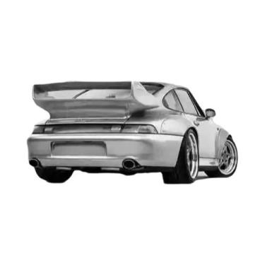 Imagem de Pôster De Carro Esportivo Preto E Branco HD Impressão Em Tela Pintura 