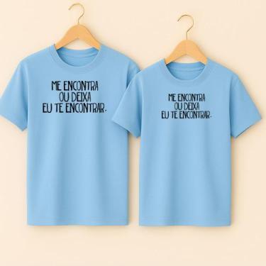 Imagem de Camiseta Algodão Casal Estampa Me Encontra Cbj Música Letra Linda Pres