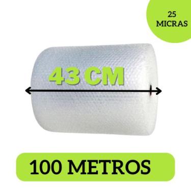 Imagem de Plástico Bolha - Bobina 43 cm X 100 Mts E-commerce 25 Micras Bolha - o