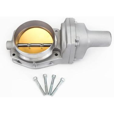 Imagem de 12605109 Corpo do acelerador de 90 mm dourado compatível com LS3 LS7 L99 Corvette Camaro SS Z06 G8 (90 mm)