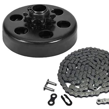 Imagem de Embreagem centrífuga 3/4 furo 10T para corrente #40/41/420 compatível com Go Kart Minibike cortador de grama motor de kart divertido barra 3/4