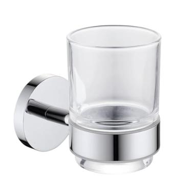 Imagem de Suporte para toalhas de banheiro de aço inoxidável - Suporte para rolo de papel higiênico de parede - Suporte para roupão - Resistente, porta-copos